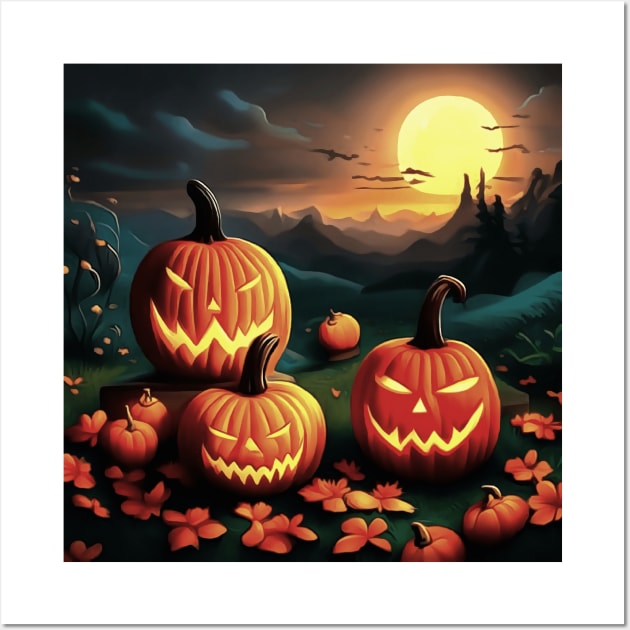 Jackolantern Halloween Wall Art by taiche